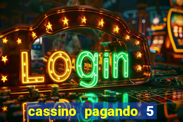 cassino pagando 5 reais no cadastro